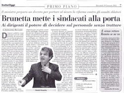 ItaliaOggi del 19 Gennaio 2011