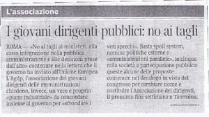 Corriere della Sera del 29 Ottobre 2011